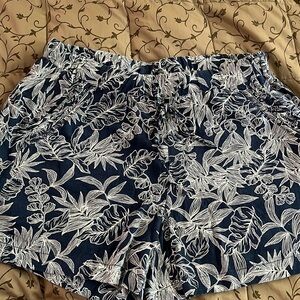 Briggs floral linen shorts